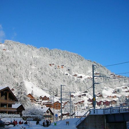 Backpacker Le Petit Baroudeur Vandrarhem Champéry Exteriör bild