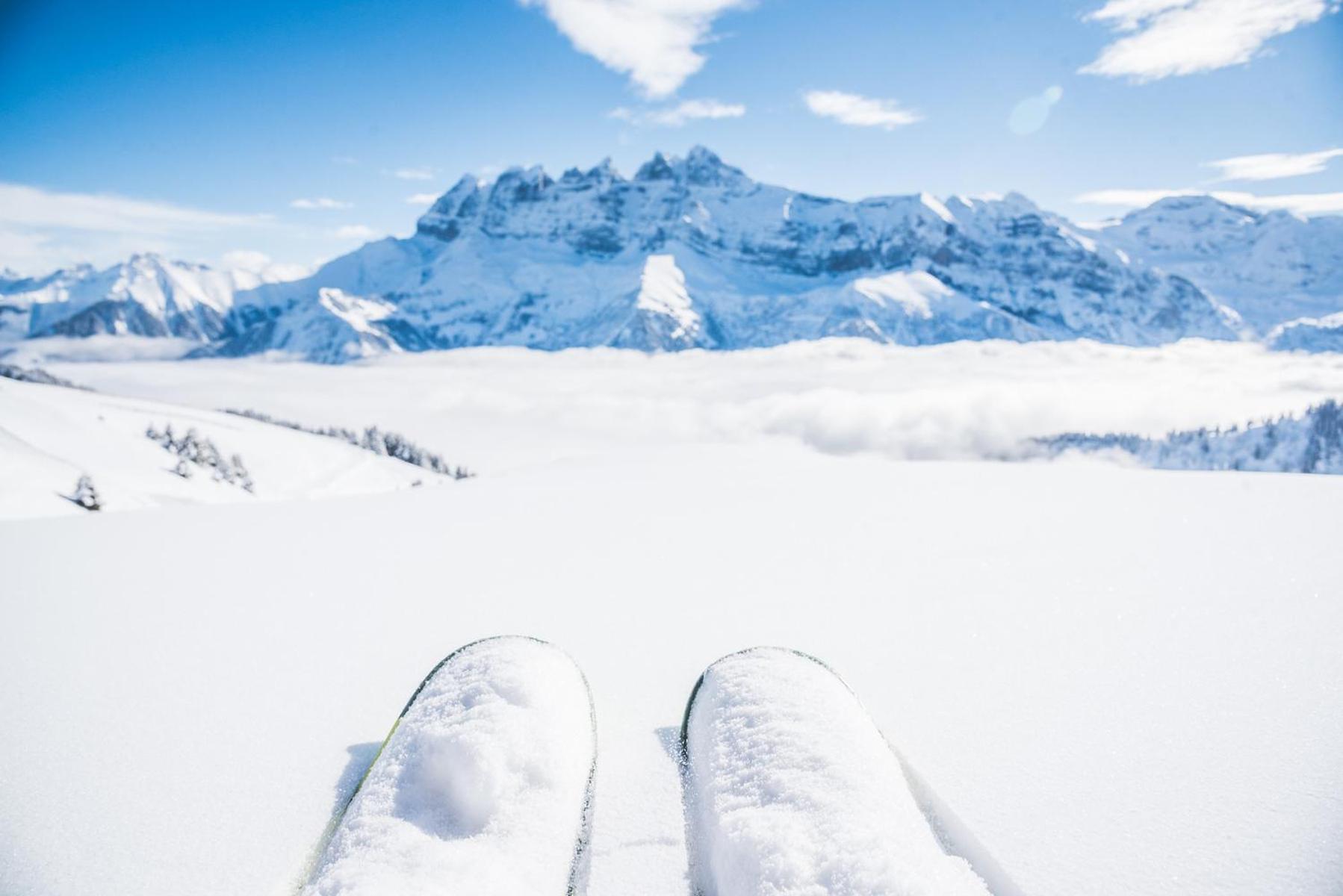 Backpacker Le Petit Baroudeur Vandrarhem Champéry Exteriör bild